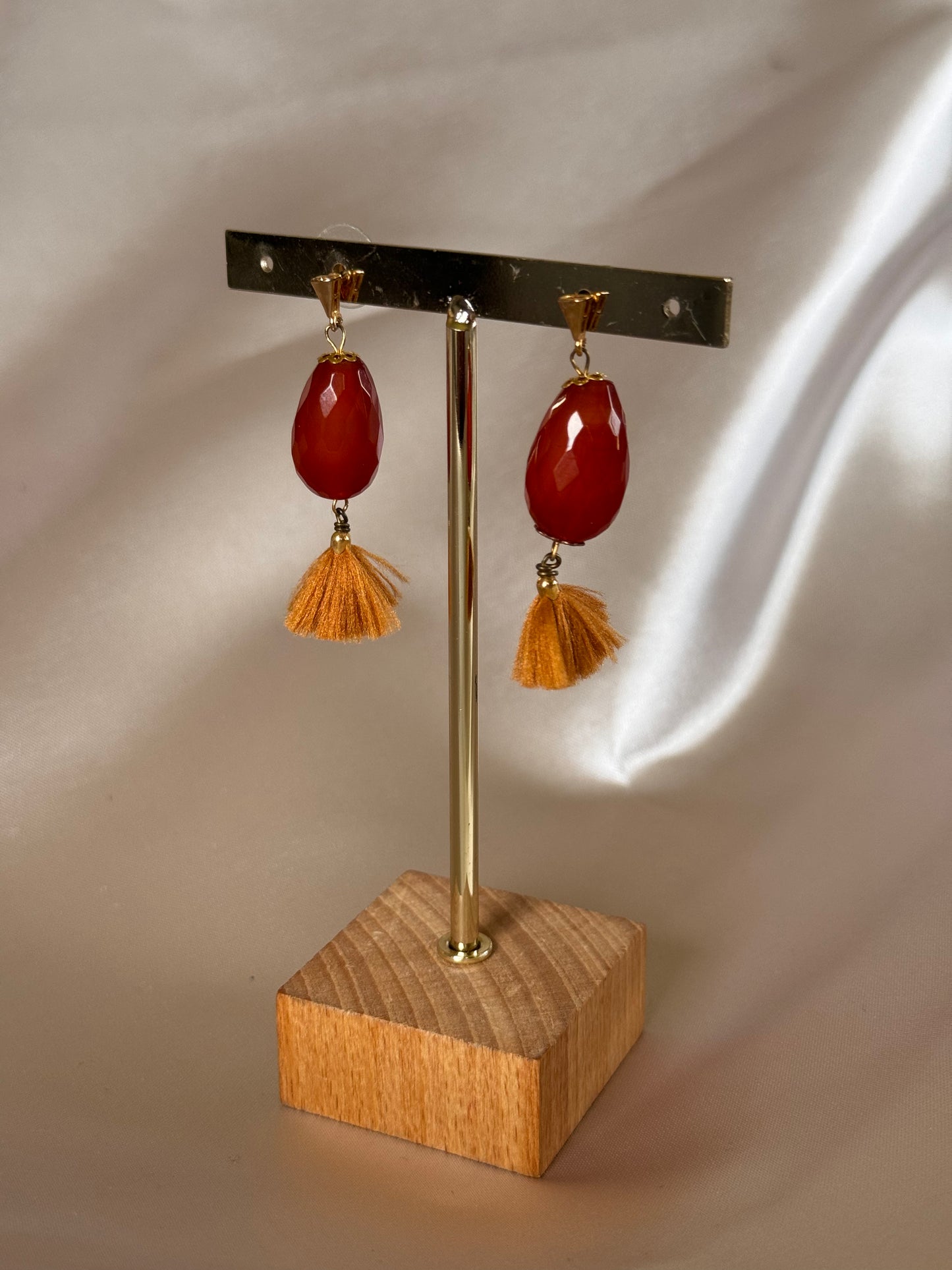Aretes Café Pompon