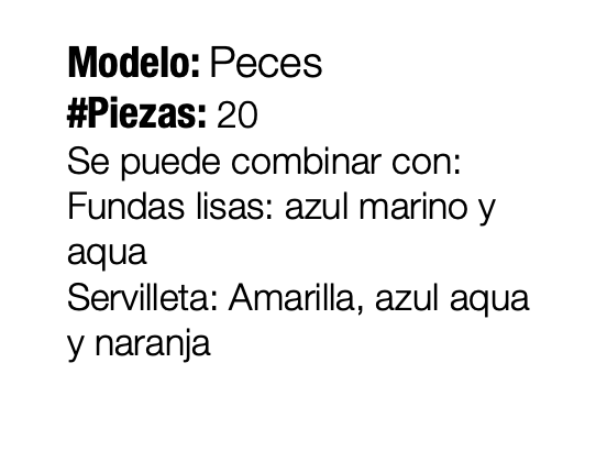 PECES SET