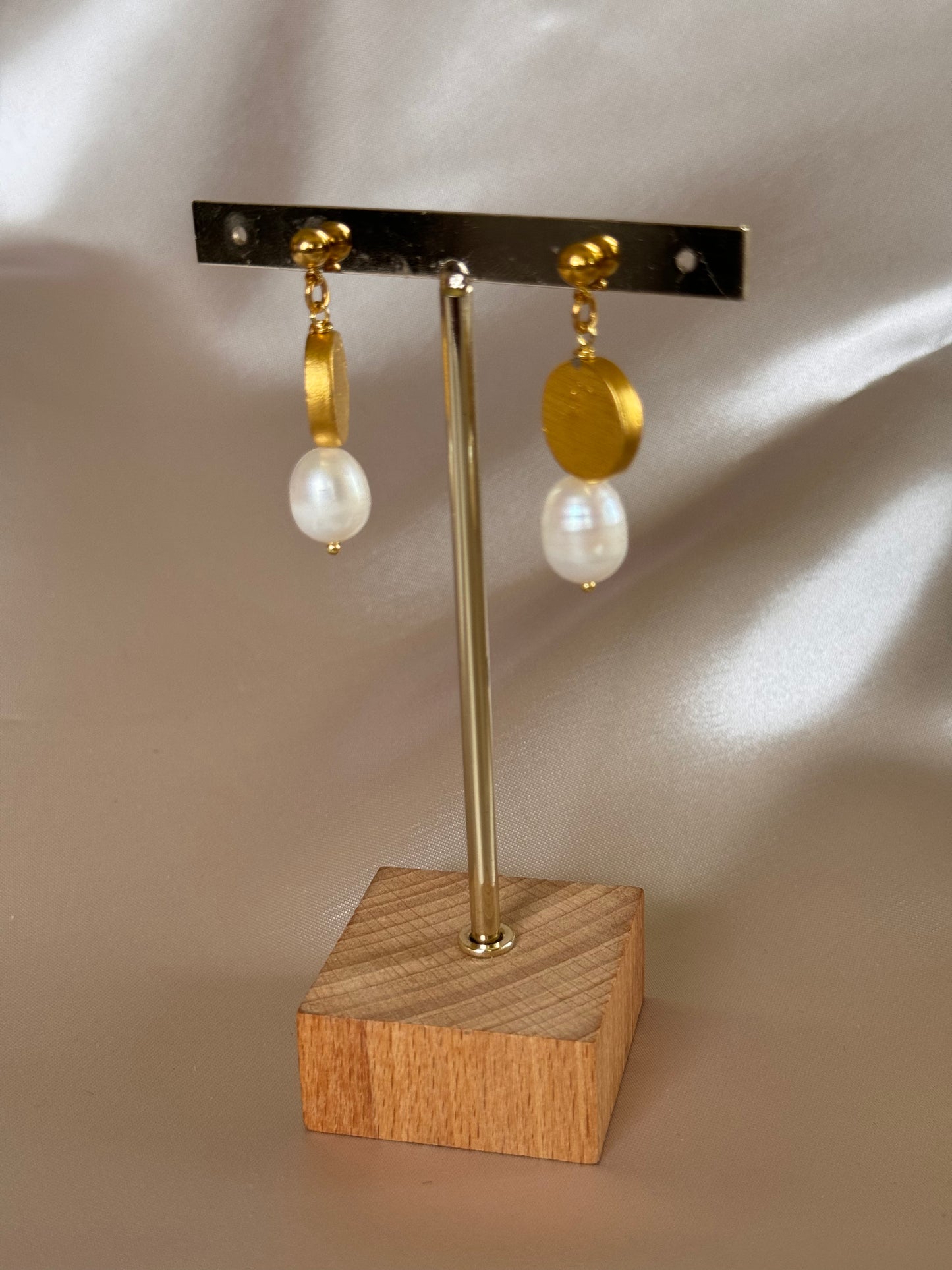 Aretes Círculo y Perla