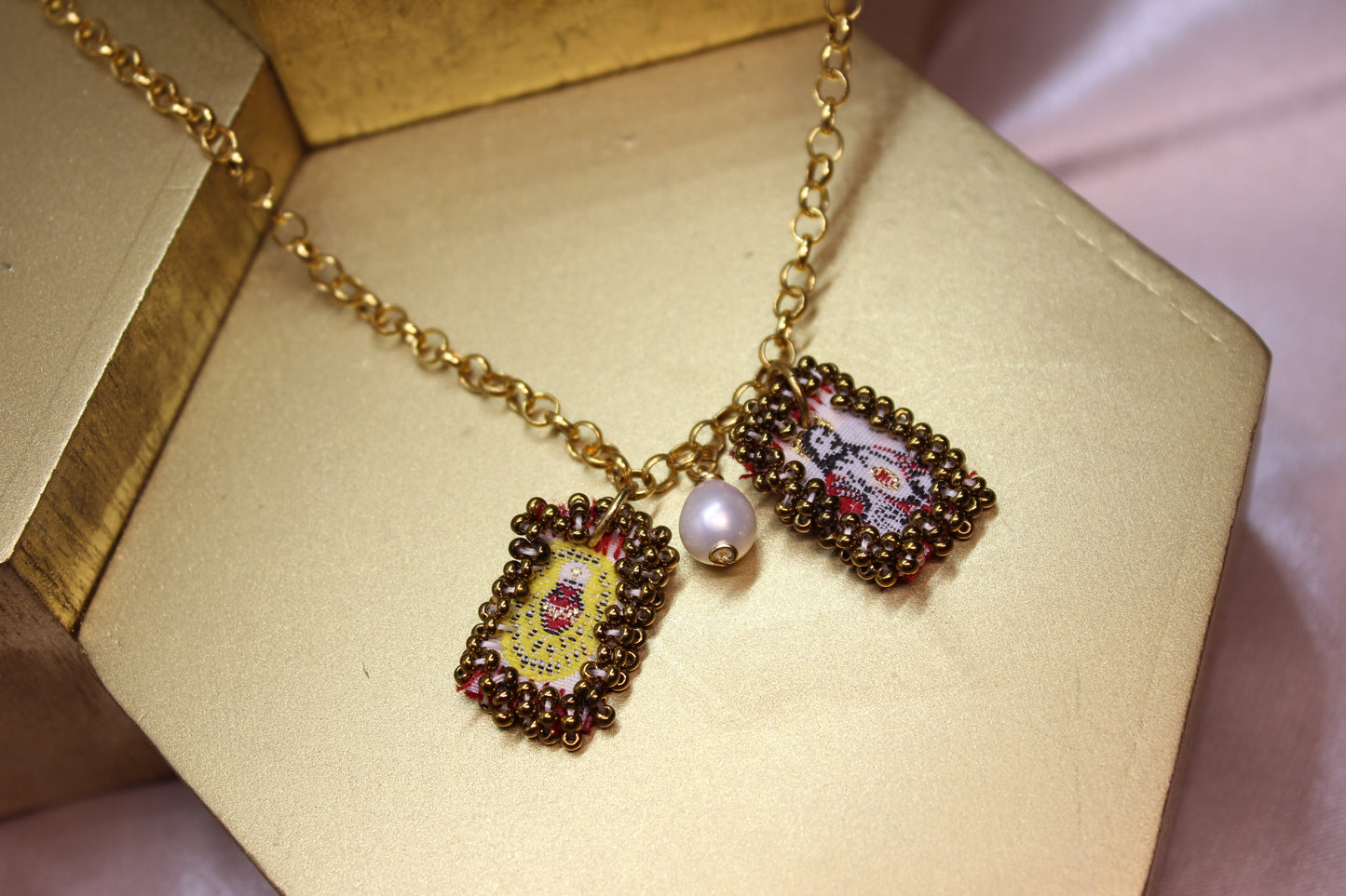 COLLAR ESCAPULARIO SAGRADO CORA