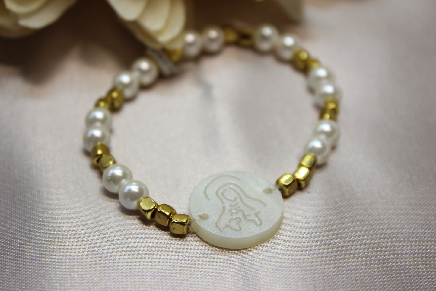 Pulsera dije CN Corazón de María