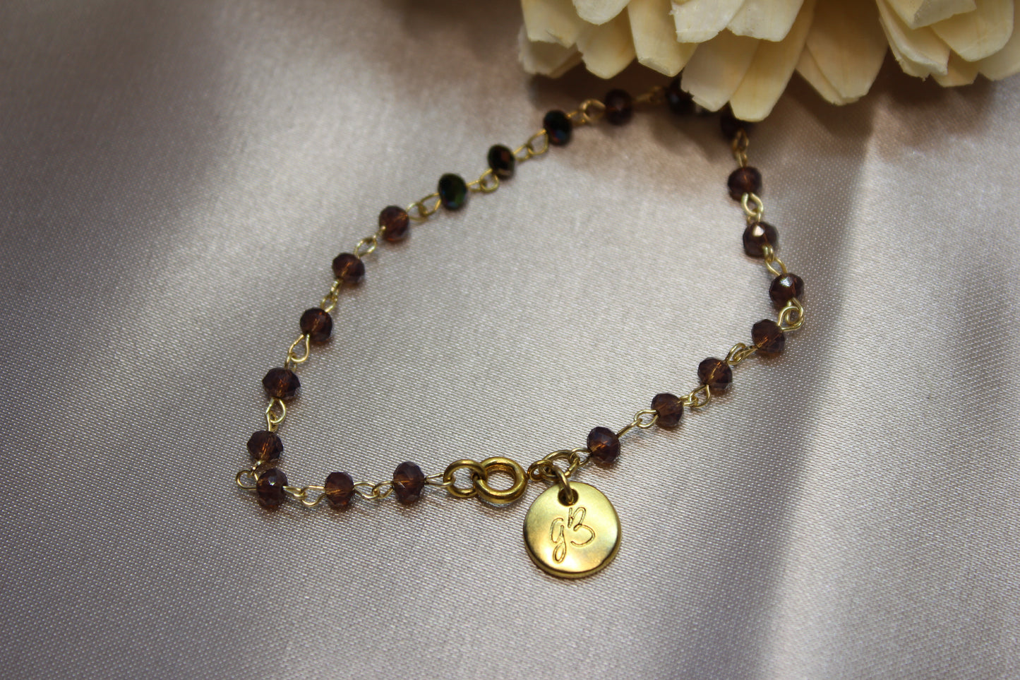 Pulsera cadena cristales