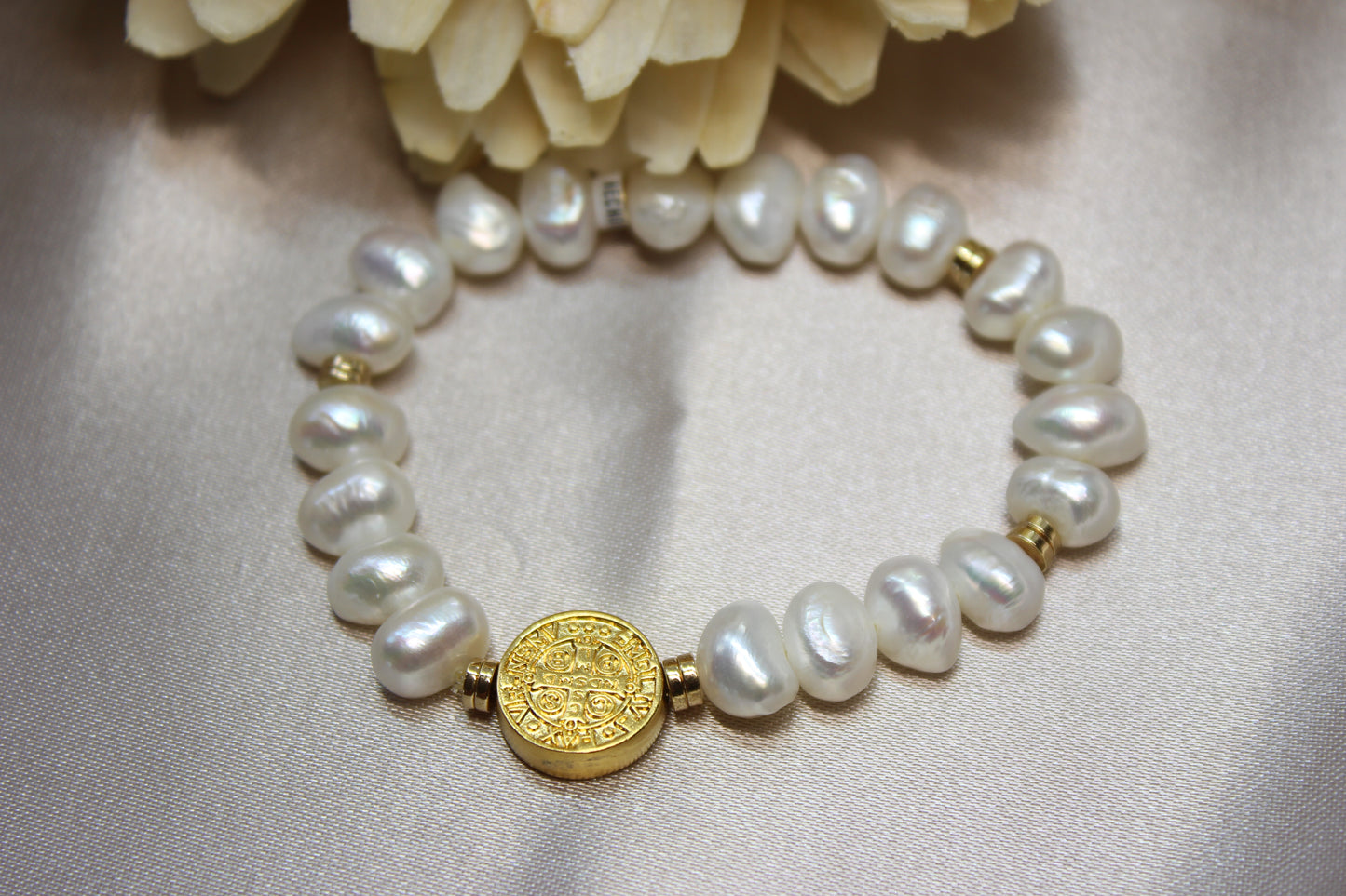 Pulsera perlas San Benito