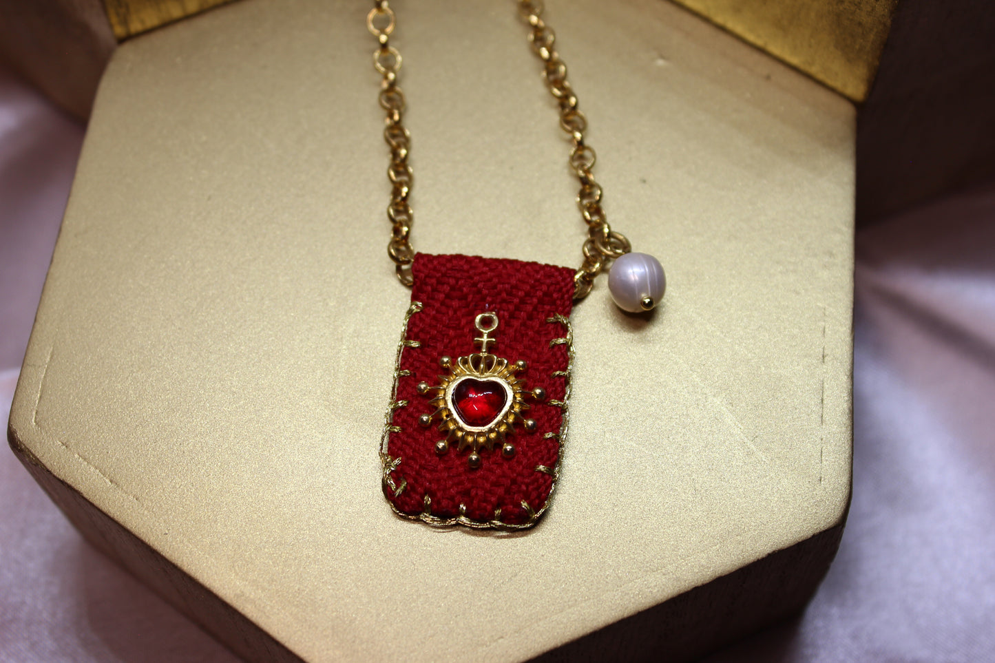 Collar Escap. SC. Cristal Rojo