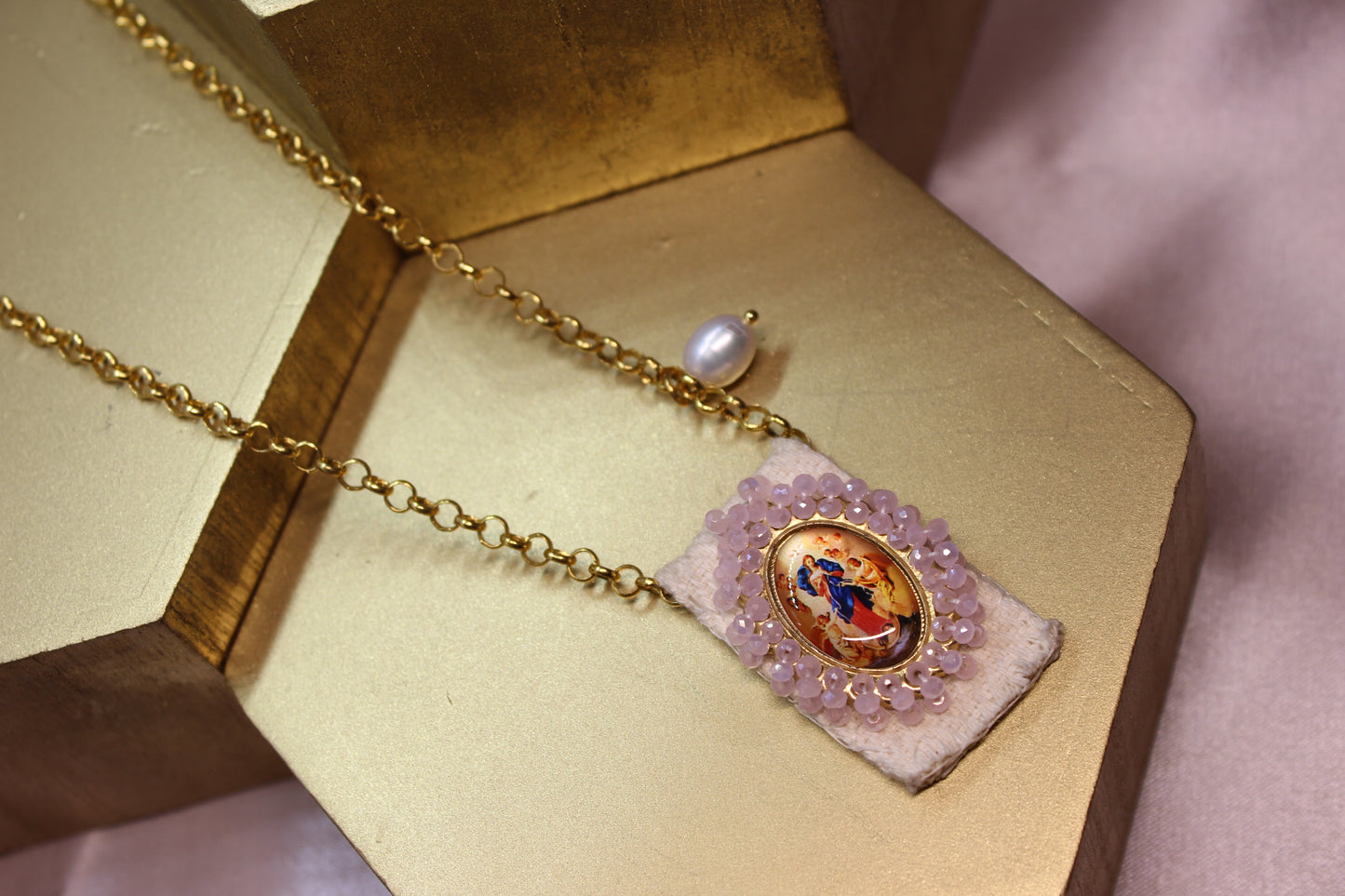 Collar Escap V.Desatadoranudos rosa