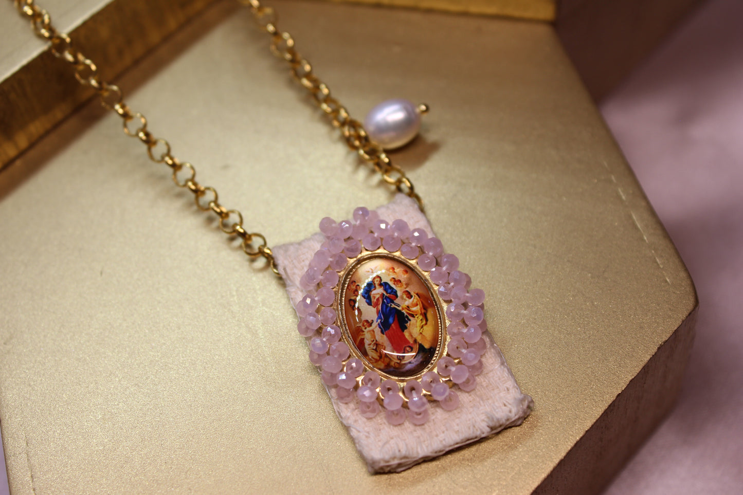 Collar Escap V.Desatadoranudos rosa