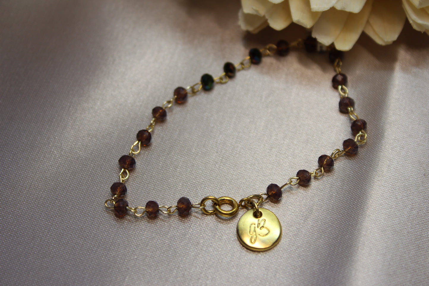 Pulsera cadena cristales
