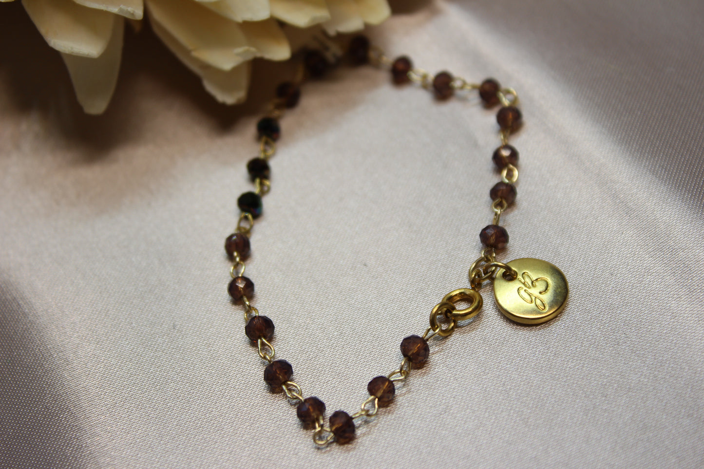 Pulsera cadena cristales