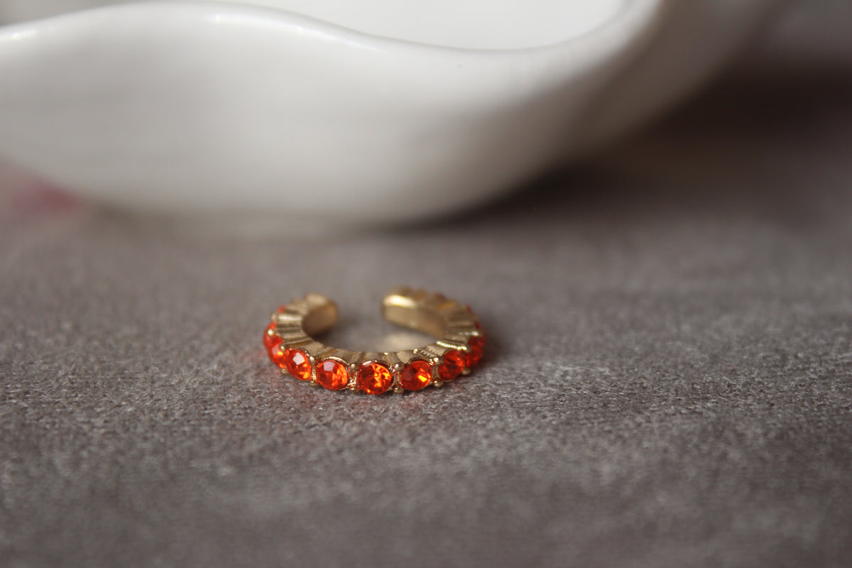 Earcuff naranja