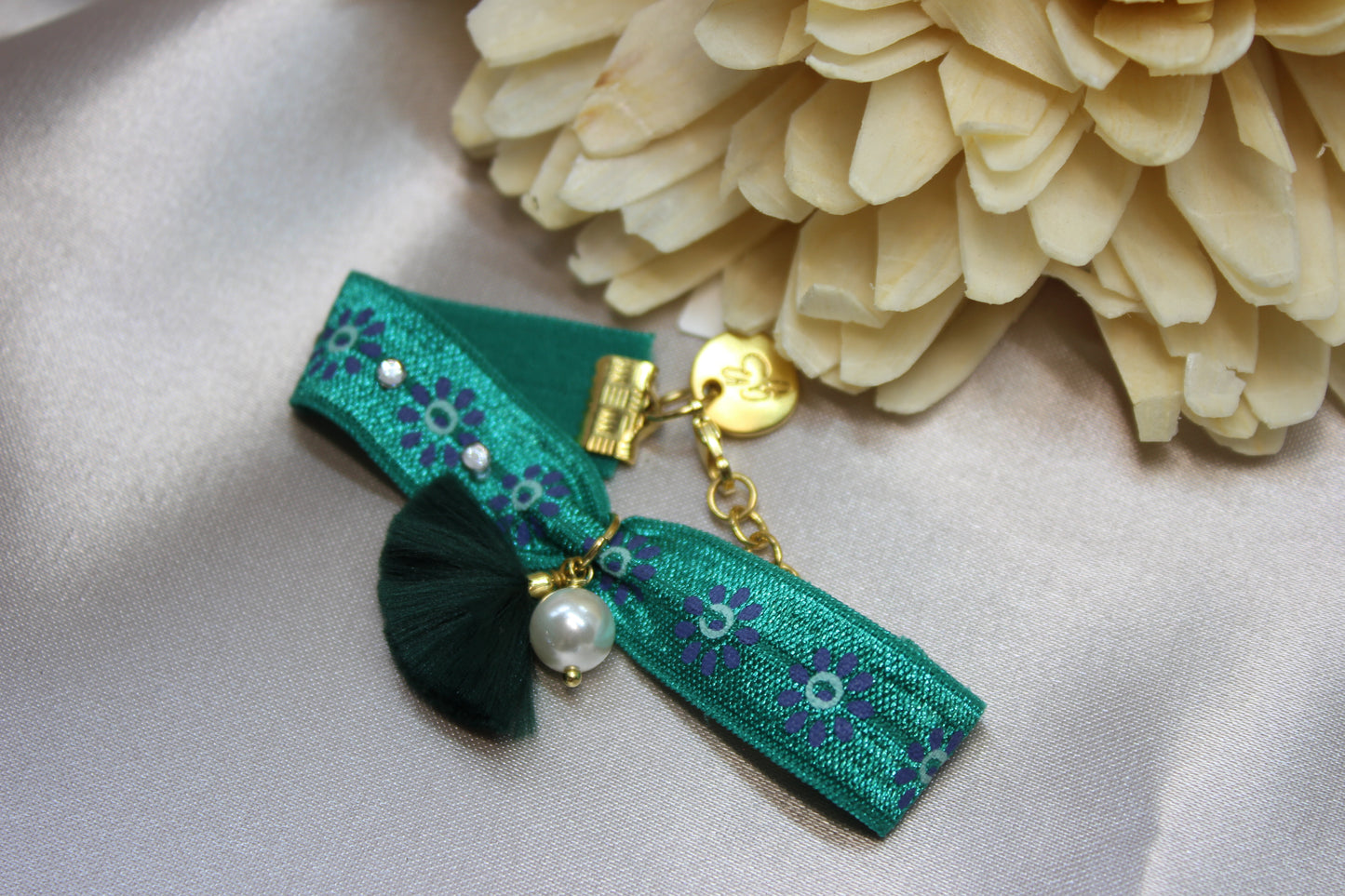 Pulsera elástico dijes